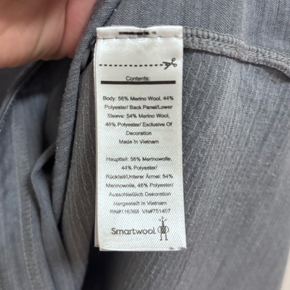 Smartwool men’s merino 150 sport polo gray - Picture 4 of 6